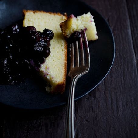 Fromage Blanc Cake with Berry Compote
